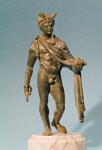 Statuette des Merkur, aus Puy-de-Domes, 1.-2. Jahrhundert von Gallo Roman